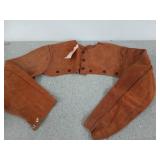 Red Ram leather welding jacket/ sleeves, size