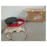 Ev-n-spred broadcast seed spreader with original