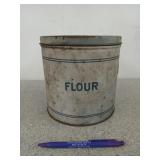 7 inch flour tin