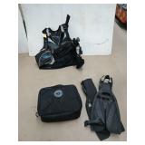 Aqualung by SeaQuest scuba diving vest (M) with