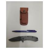 Kershaw model 1555ti lock blade with nice l