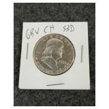 1953- D Franklin half dollar