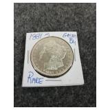 1881-S Morgan silver dollar