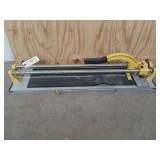 Yellow tile cutter, 8x33 in