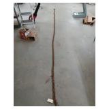 16 ft, 3/8 inch chain with two hooks