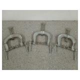3 two and a half inch pony clamps