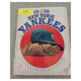 1976 New York Yankees score book and official