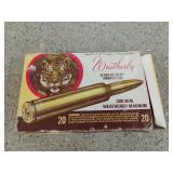 20 rounds of ultra velocity 150 grain,  .300  W.M