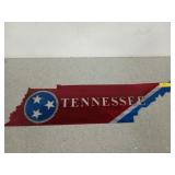 Metal Tennessee Wall decor, 8x38 in