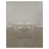 Hazel Atlas depression glass rim bowl with star