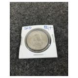 1952-S Franklin half dollar