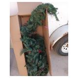 12 ft pre-lit multi-colored lights Christmas