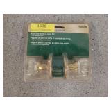 NIB glass door knobs and latch set