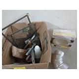 Box of contractor supplies, includes a little
