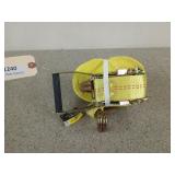 New 2-in by 27 ft ratchet strap with double j