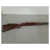 32-in wooden gun stock, unknown model