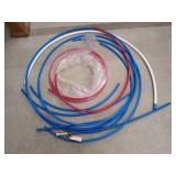 Assorted PEX, the red is shark bite, about 24 ft