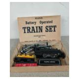 Marx battery operated train set, made in USA