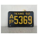 Texas 52 license plate, AP 5369