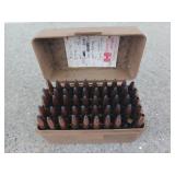 44 live rounds of 7 mm Thompson contenders