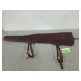 Leather gun holster, 3 ft, marked Hunter 402B-26