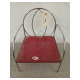 Jack n Jill metal Kiddy chair, 13x10x10 in
