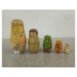 "it was the night before Christmas" nesting doll