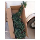 12 ft Christmas garland, prelit with