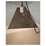 18 in Texas Star metal lamp - works