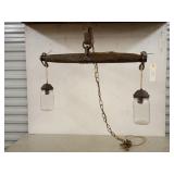 28-in Western hanging lights - works