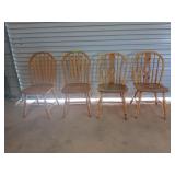 Four wooden chairs, need some love