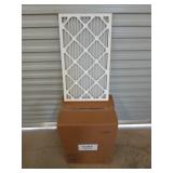 Box of 14x24x1-in air filters, 12 in total