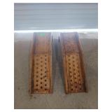 Pair of metal ramps