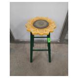 Beautiful Sunflower stool, 24 in