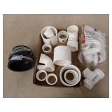 Flat PVC pipe couplers, t