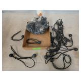 Lots of 8-in elastic tie downs, some are new