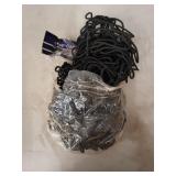 72 by 96 in cargo net with hooks, somewhat