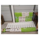 Assorted Trex fence pieces, including seven