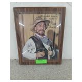 Ken Curtis signed portrait of "Festus" from