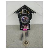 Elvis for all time cuckoo clock, 14x12 in, needs