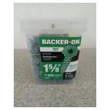 5 lb +? 1 and 5/8 in HardieBacker screws