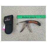 Browning multi-tool pocket knife with carrying