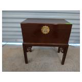 The Powell collection, Cherry box on stand,