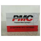 20 rounds of 22-250 REM 55 grain PSP