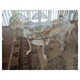 Cast iron four piece patio set 28x36