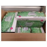 Eight new boxes of solar post lights, two pieces