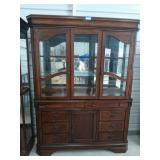 Beautiful Ashley china cabinet with nine drawers