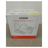 Cosori 5.8 quart air fryer accessories in box