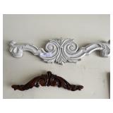 2 pcs Wooden wall decor 3'x14' & 7'x24'