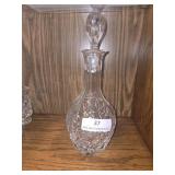 12' Leaded crystal decanter